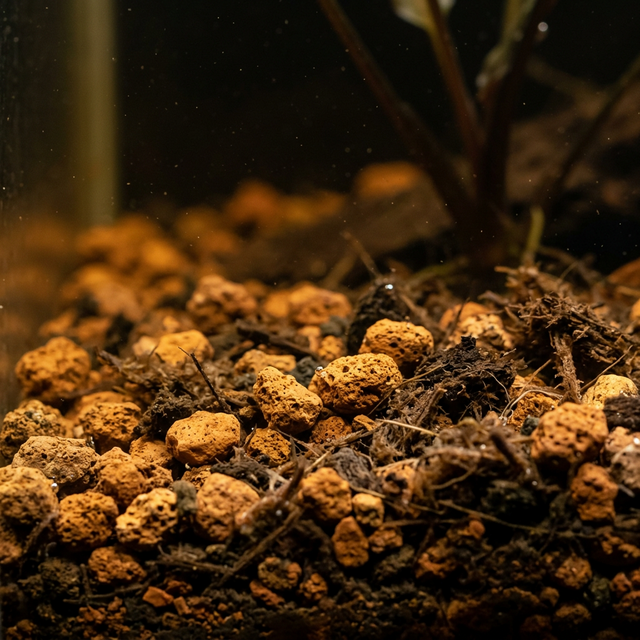 Fired akadama + peat moss